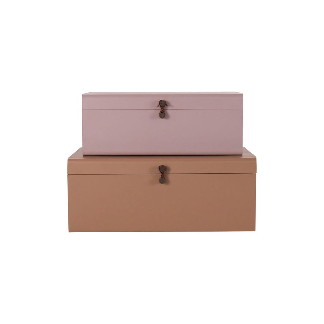 Opbevaring I Metal - Beige/Rosa