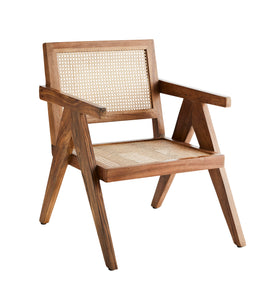 Lounge Stol - Teak/Ratten