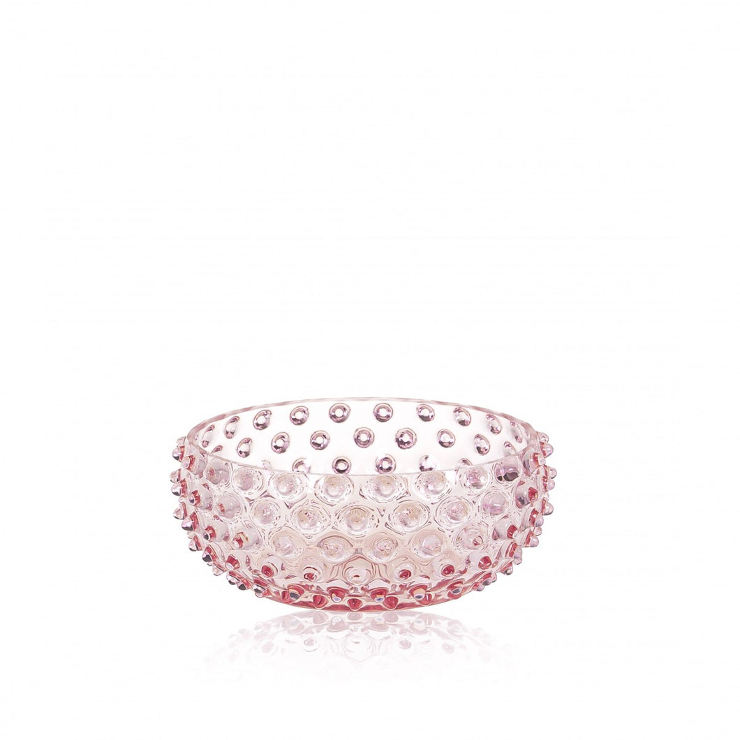 Hobnail Tapas Skål 17 cm - Rosa